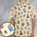 90s Garbage Pail Kids AOP Men/Women Polo Shirt
