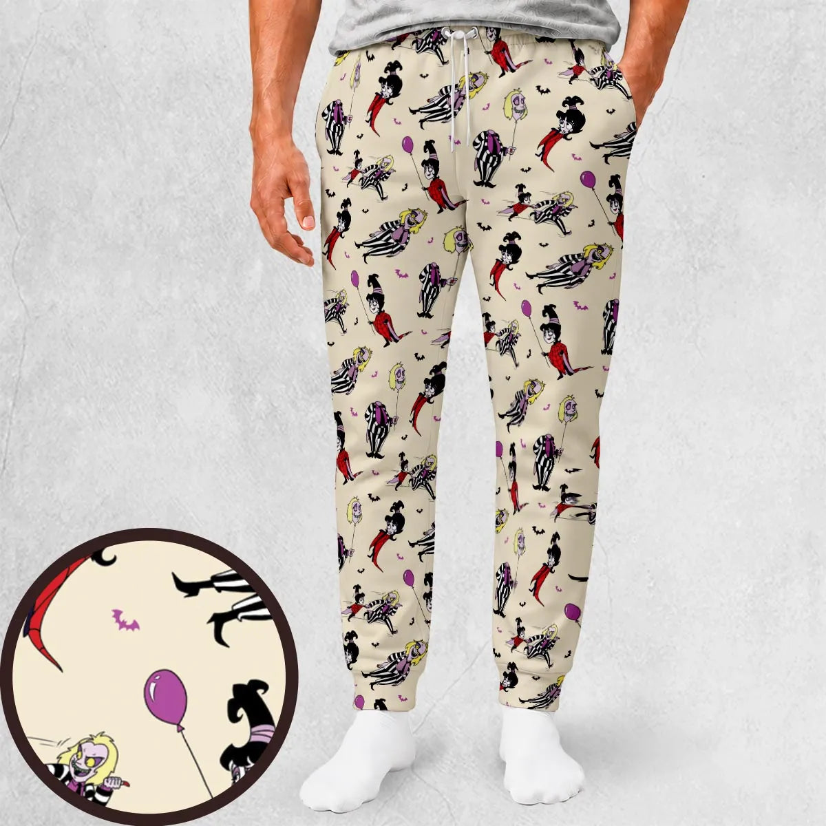 Cartoon Creep Beetlejuice Sweatpants