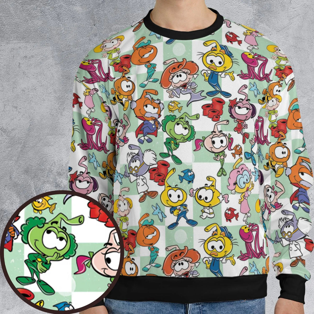 Snork Seamless All-over Print Sweatshirt