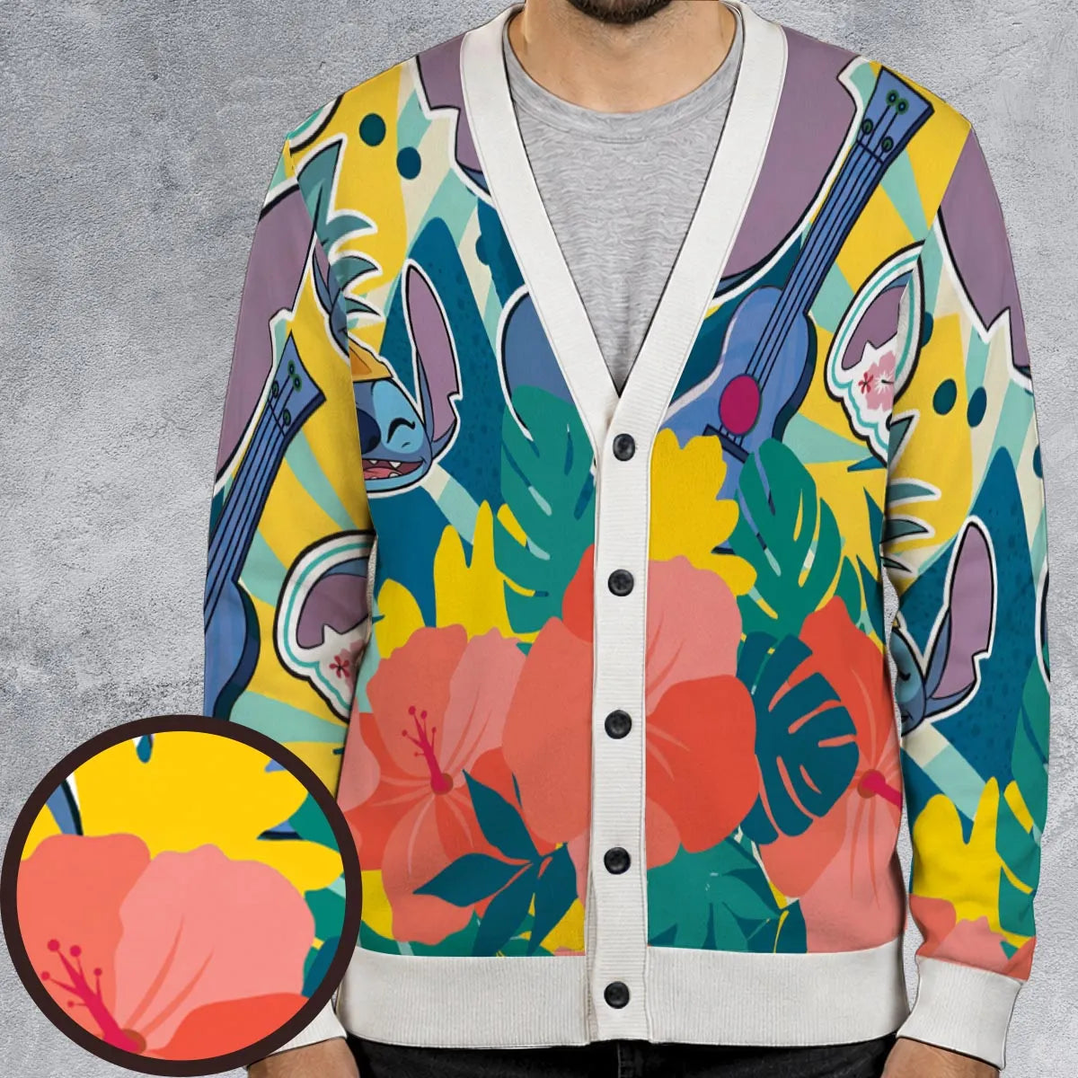 Weird But Cute Stitch Cardigan