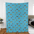 Pokemon Sunny Days Sea Swim Fleece Blanket