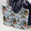 Robin Hood Characters Pattern Large Tote Bag