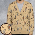 The Medieval Marginalia Killer Rabbit Monty Python Cardigan