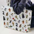Simpsons Star Wars Mashup Large Tote Bag