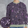 Pokemon Ghost-typen Gengar Banette Litwick Mismagius All-over Print Sweatshirt