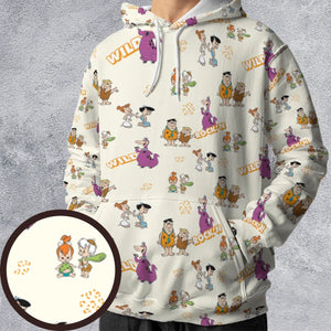 Rock'n The Flintstones All-over Print Hoodie