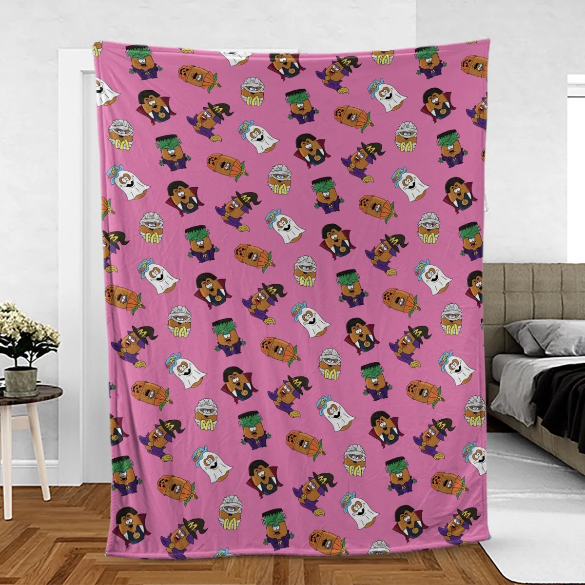 Halloween McNugget Buddies Fleece Blanket