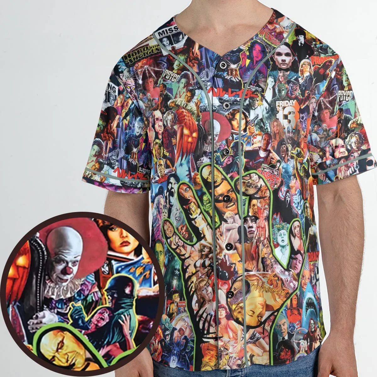 Horror My Love Unisex Baseball Jersey