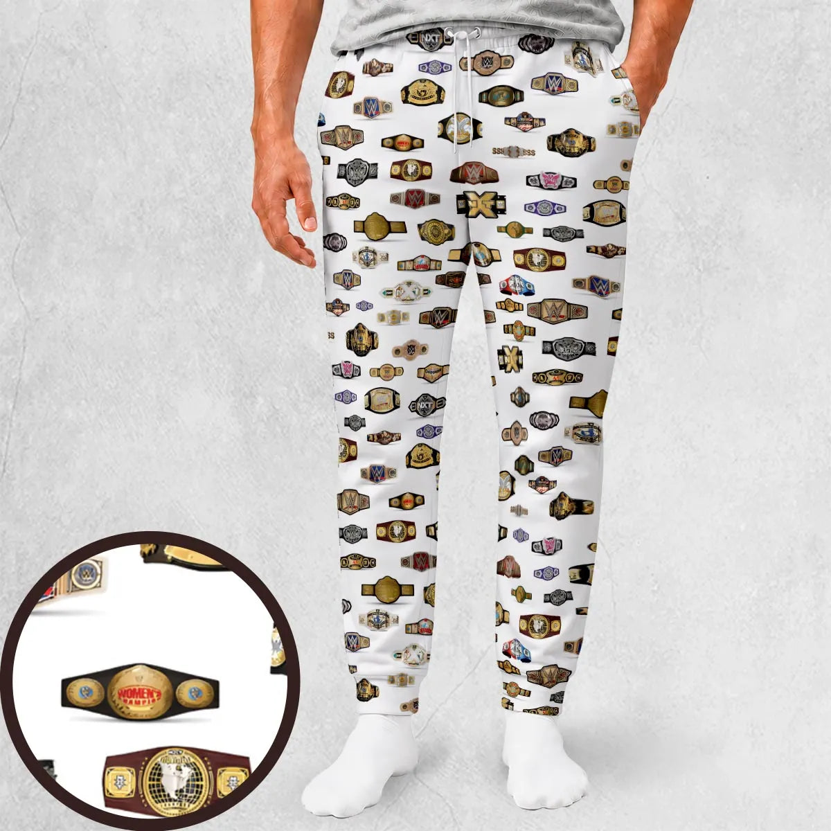 Wrestling Title Belts Sweatpants