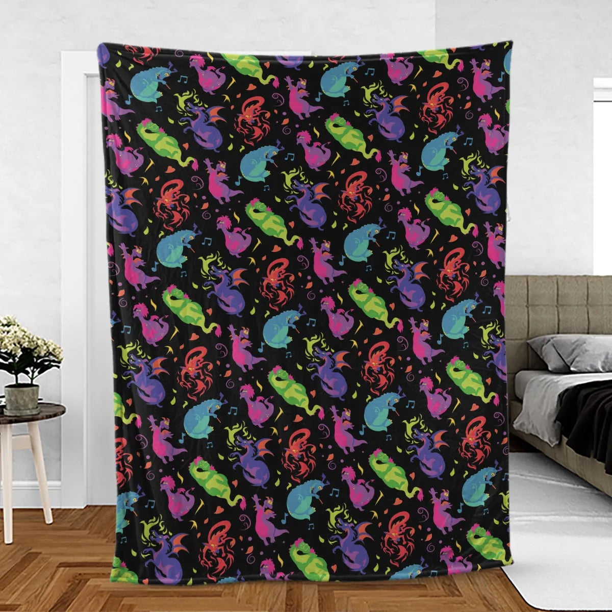 Classic Dragons Fleece Blanket