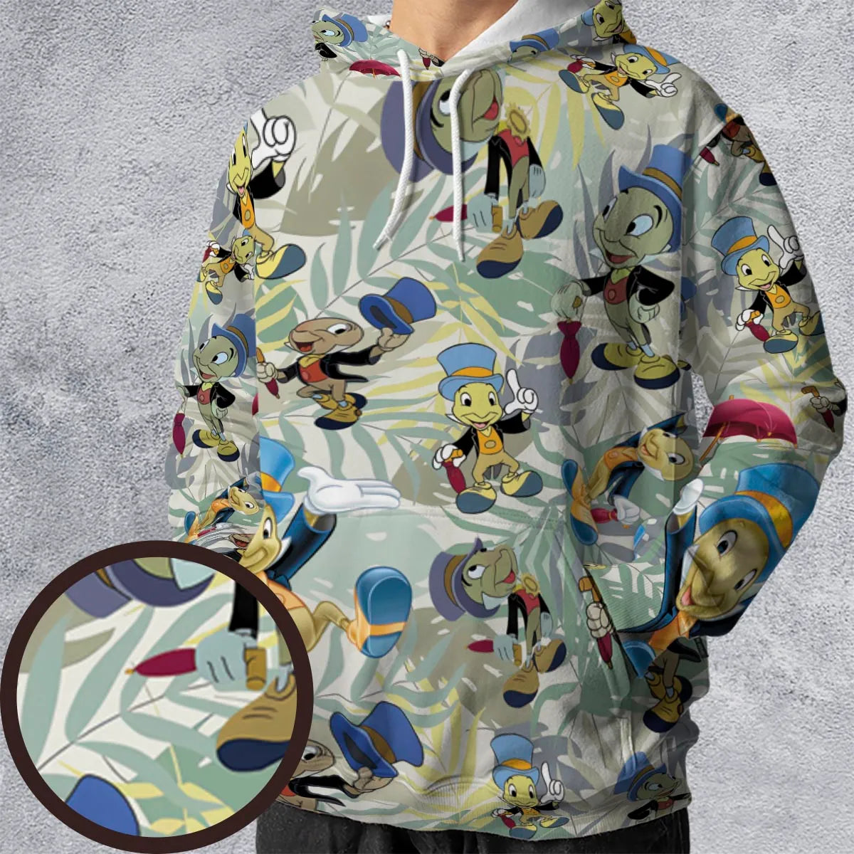 Jimmy Cricket Pinocchio All-over Print Hoodie