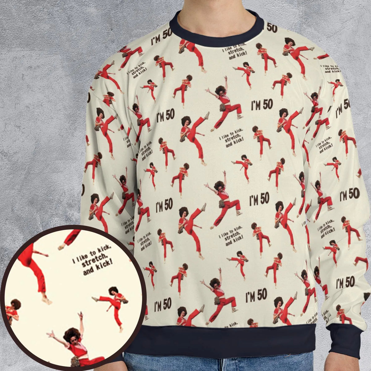 I'm 50 Sally O'Malley SNL All-over Print Sweatshirt