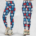 R2-D2 Star Wars 4th of July Pattern Legging
