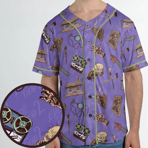 Evil Dead Horror Unisex Baseball Jersey