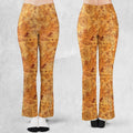 Vintage Adventure Map Indiana Jones Flare Leggings