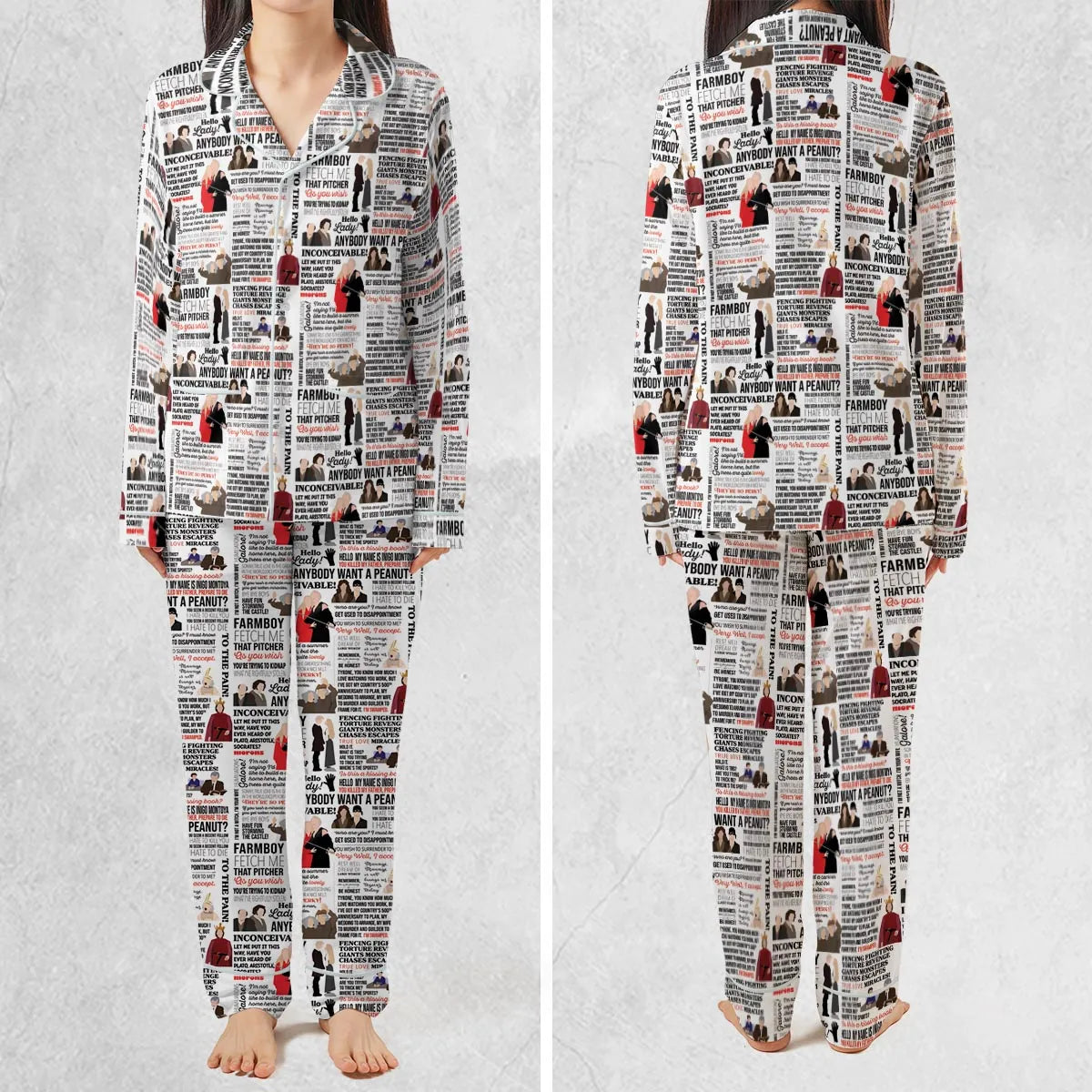 Inconceivable Quotes Pajamas Set