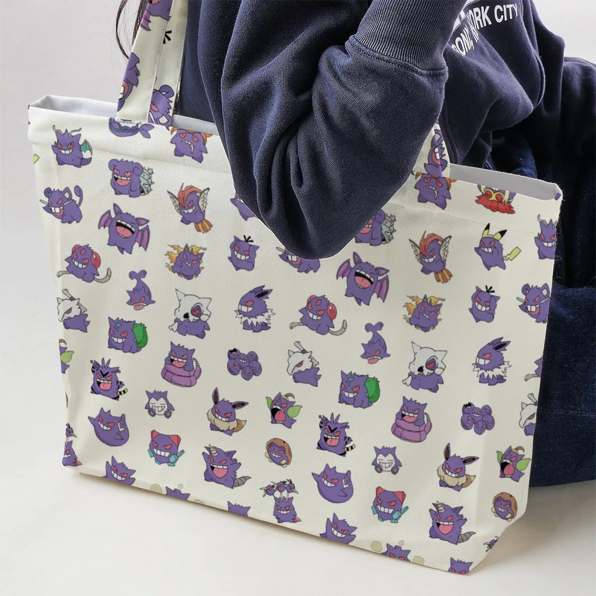 Gengar Cosplay Pokemon Large Tote Bag