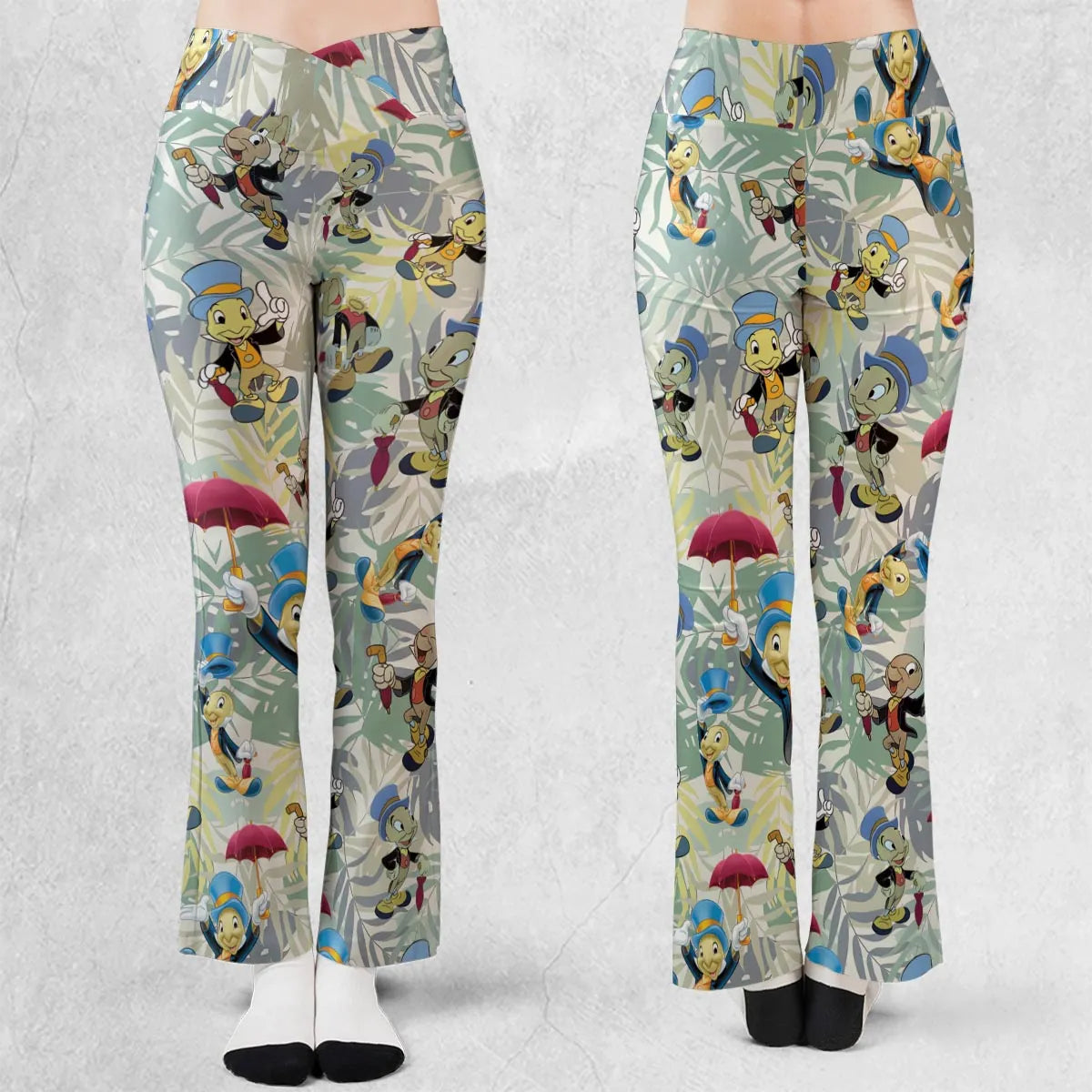 Jiminy Cricket Pinocchio Flare Leggings