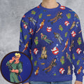 All-over Print Sweatshirt -  - 1