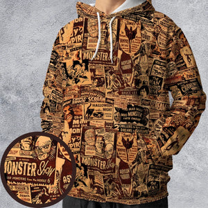 The Monster Show Mashup All-over Print Hoodie