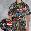 Classic Horror Movie Posters Monster Universal Scream Ghostface The Thing AOP Men/Women Polo Shirt