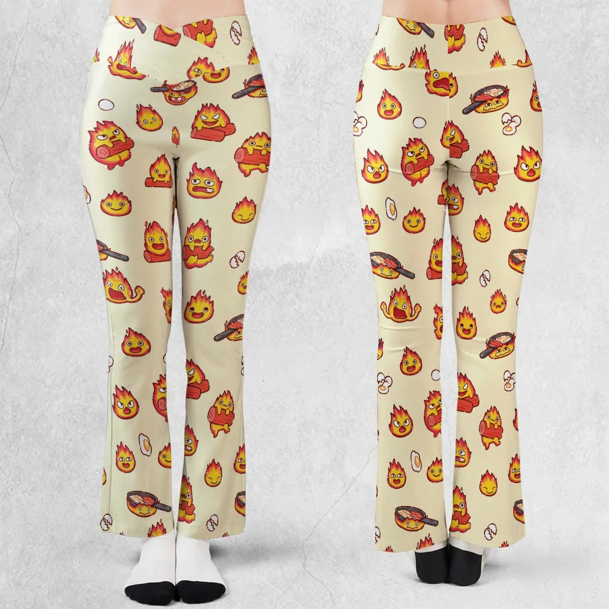 Calcifer Howl’s Moving Castle Flare Leggings