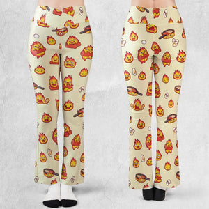 Calcifer Howl’s Moving Castle Flare Leggings
