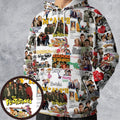 Stuck in the 80s Famous Sitcom All-over Print Hoodie