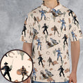 Old Western The Lone Ranger Zorro Tarzan AOP Men/Women Polo Shirt