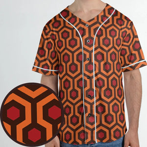 The Overlook Pattern The Shining Unisex Baseball Jersey