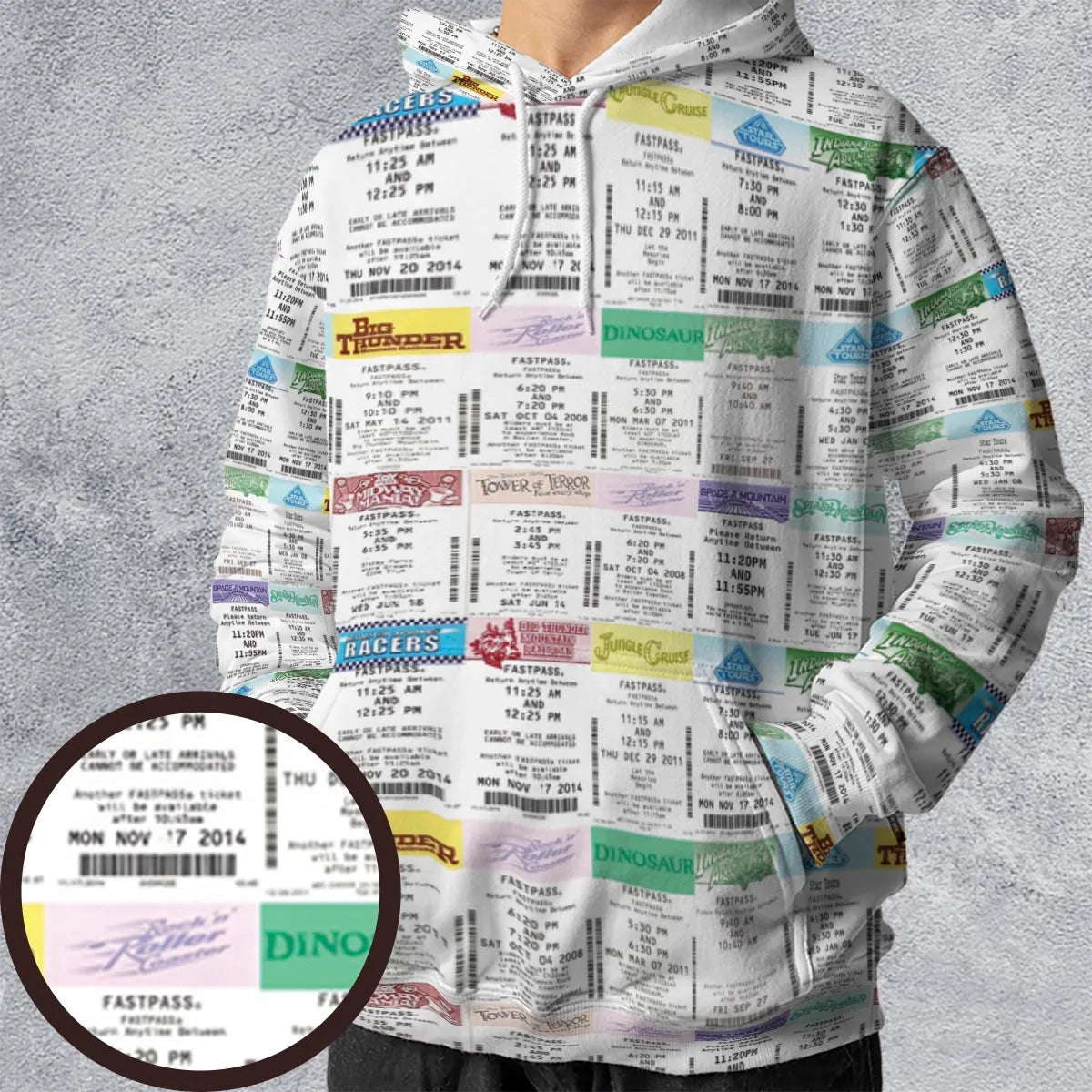 Fastpass All-over Print Hoodie
