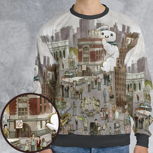 Ghostbusterland Ghostbusters All-over Print Sweatshirt