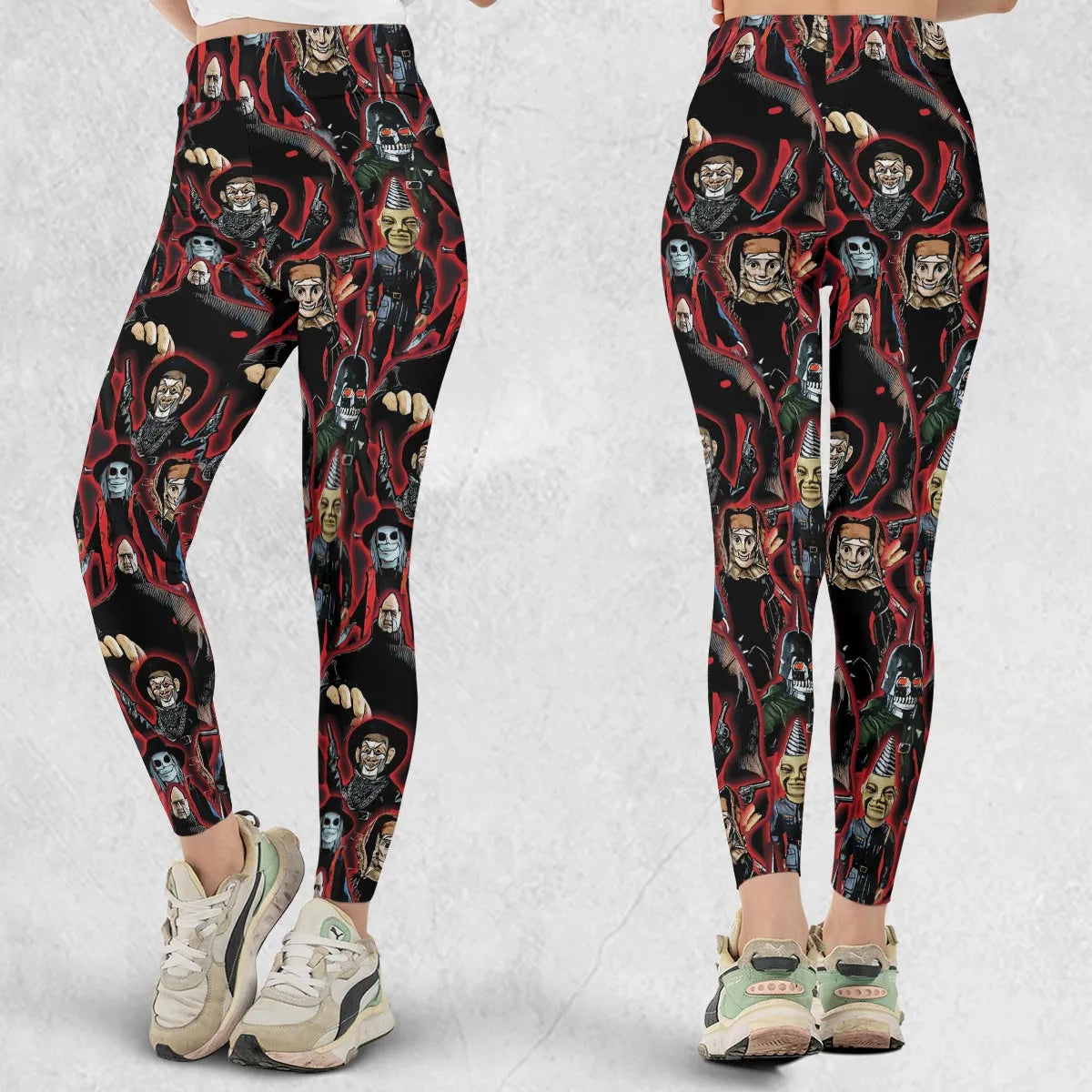 Puppet Master Collage Legging