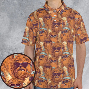 Retro Chewy Summer Vibes AOP Men/Women Polo Shirt