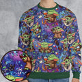 Baby Yoda In the Galaxy All-over Print Sweatshirt