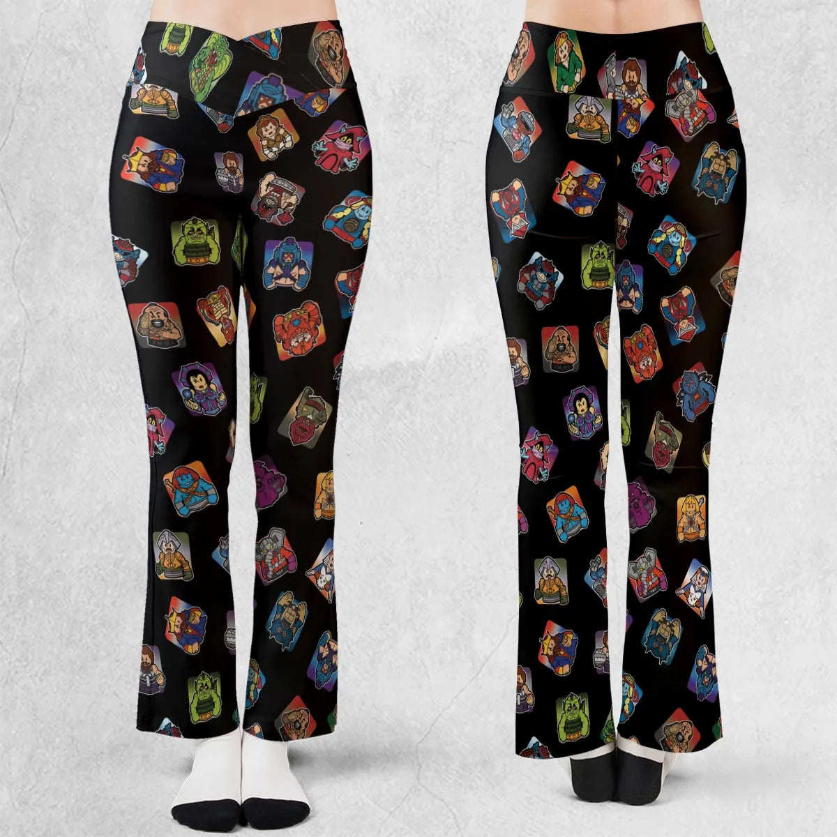 Retro Hero Masters of the Universe Flare Leggings