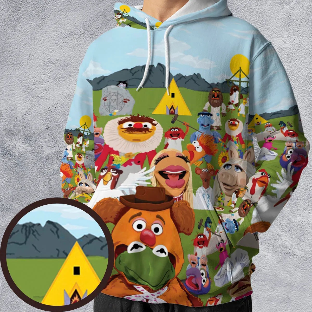 MupSommar Midsommar and The Muppet Show All-over Print Hoodie