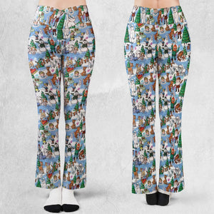Snowland Rudolph the Red-Nosed Reindeer Flare Leggings