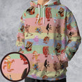 Spooky Monster Mash Cereal Monster All-over Print Hoodie