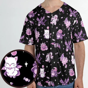 Halloween Final Fantasy Cuties Unisex Baseball Jersey