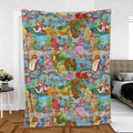 Archer Wood Plaid Robin Hood Fleece Blanket