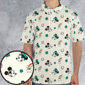 Mickey and Minnie St. Patrick's Day Pattern AOP Men/Women Polo Shirt