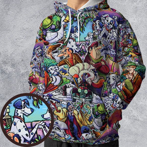 101 Dalmatians Main 90s All-over Print Hoodie