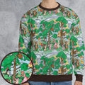 Bear and Friends Winnie the Pooh All-over Print Sweatshirt