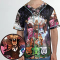 Halloween Food Mascot Themed Unisex Baseball Jersey