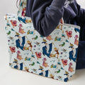 Sword in the Stone Pattern Large Tote Bag