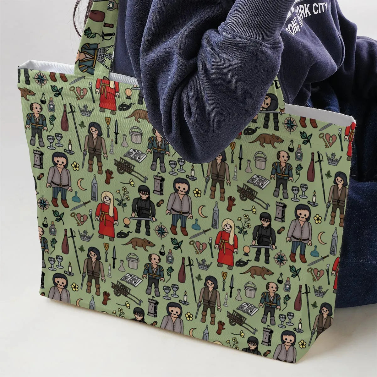 As You Wish Princess Bride Large Tote Bag