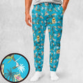 Retro Cartoon Cow and Chicken Sweatpants