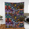 Shogun Warriors Battle Fleece Blanket