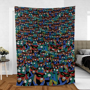 Brak and Zorak Space Ghost Coast to Coast Fleece Blanket